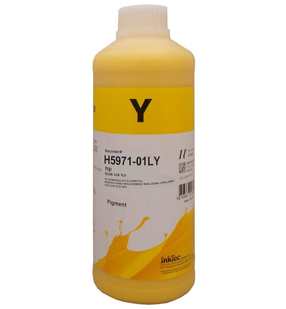 TINTA TIPO HP PIGMENTADA 971 AMARILLO H5971-01LY / INKTEC