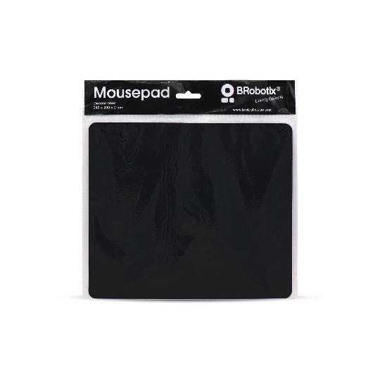 MOUSEPAD ULTRA DELGADO, NEGRO CON BOLSA / BROBOTIX