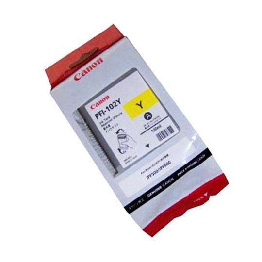 CART. TINTA CANON PFI 102 AMARILLO / CANON **DESCONTINUADO**