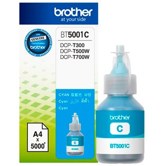 [BRO-TIN-BT5001C] BOTELLA DE TINTA BROTHER T 300 CYAN 41ML / BROTHER