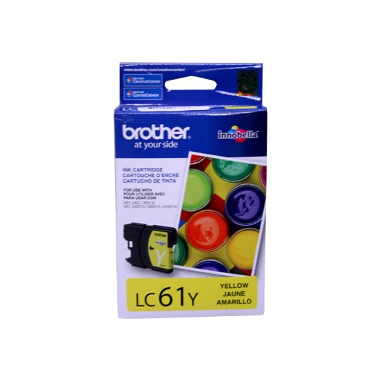 [LC61Y] CART. TINTA BROTHER LC 61 AMARILLO / BROTHER **DESCONTINUADO**