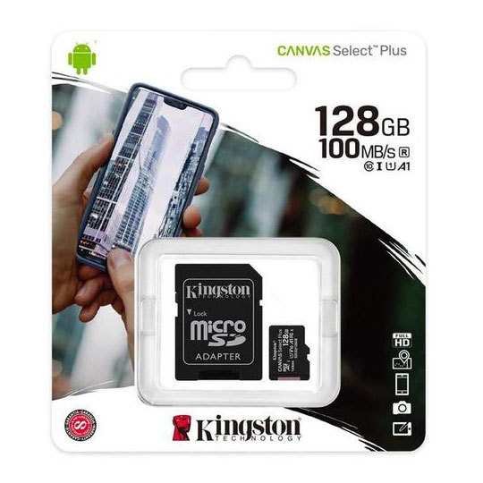 MEMORIA 128 GB MICRO SD CLASS 10 / KINGSTON