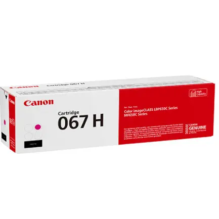 [CAN-TO-067HM] TONER ORIGINAL CANON 067H MAGENTA 2.3K / CANON
