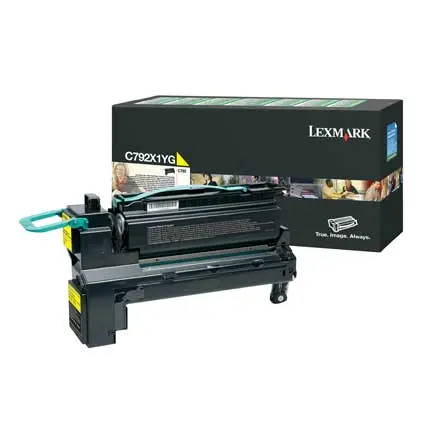 [C792X1YG] TONER ORIGINAL LEXMARK C792X1YG 20K AMARILLO / LEXMARK
