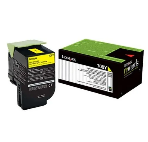 TONER ORIGINAL LEXMARK 70C80Y0 AMARILLO 1K / LEXMARK