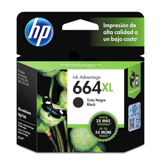 [C62006V] CART. TINTA HP 664 XL NEGRO CAJA ABIERTA / HEWLETT PACKARD