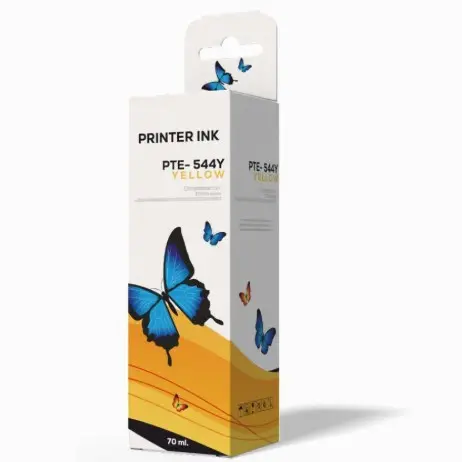 [PTE-544Y-70ML] BOTELLA DE TINTA L 3150 AMARILLO 70ML. / ELITE