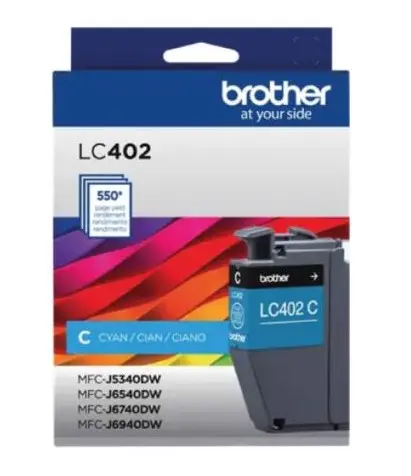 CART. TINTA BROTHER LC 402 CYAN / BROTHER