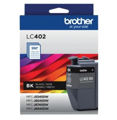 [LC402BKS] CART. TINTA BROTHER LC 402 NEGRO / BROTHER