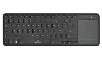 TECLADO PC-201021 INALAMBRICO CON TOUCH NEGRO / PERFECT CHOICE