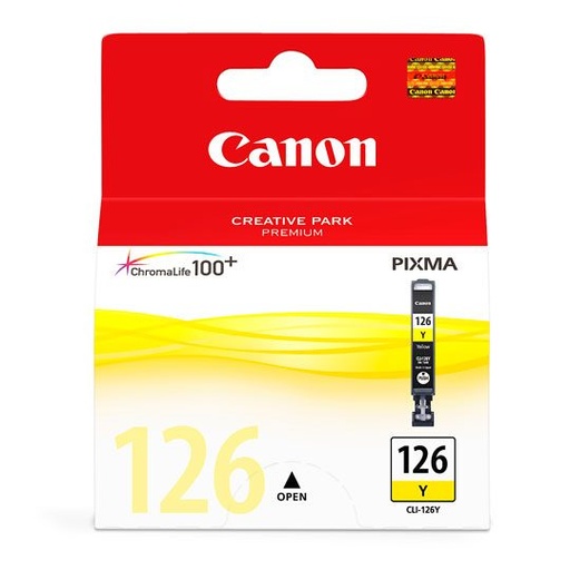 [CAN-TIN-CLI126Y] CART. TINTA CANON 126 AMARILLO / CANON **DESCONTINUADO**