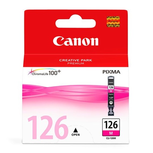 [CAN-TIN-CLI126M] CART. TINTA CANON 126 MAGENTA / CANON **DESCONTINUADO**