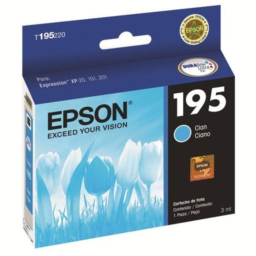 [EPS-TIN-T195220] CART. TINTA EPSON T195220-AL CYAN / EPSON **DESCONTINUADO**