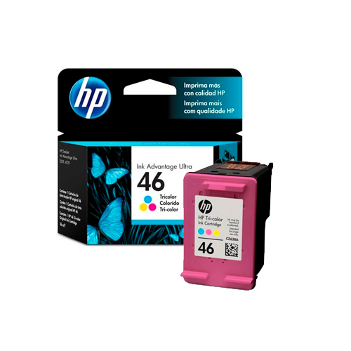 [HP-TIN-CZ638AL] CART. TINTA HP 46 COLOR / HEWLETT PACKARD