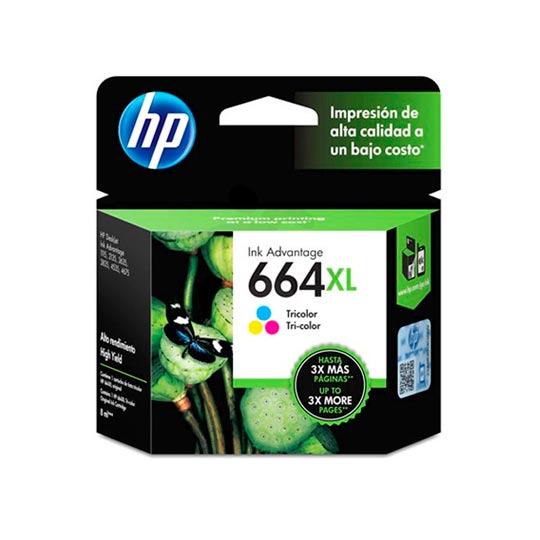 CART. TINTA HP 664 XL TRICOLOR / HEWLETT PACKARD
