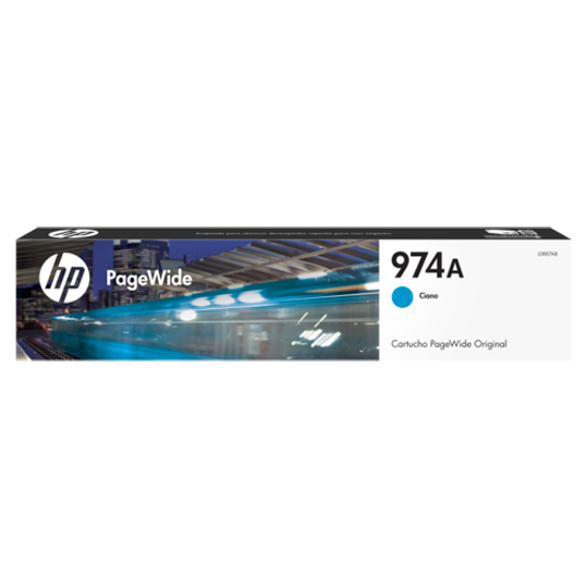 [HP-TIN-L0R87AL] CART. TINTA HP 974 CYAN / HEWLETT PACKARD