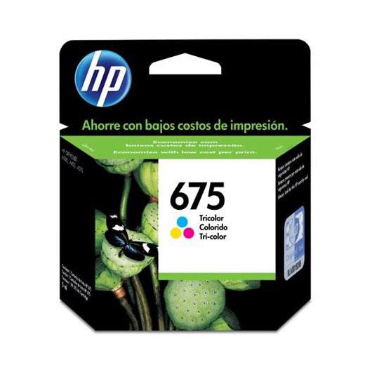 [HP-TIN-CN691AL] CART. TINTA HP 675 COLOR / HEWLETT PACKARD **DESCONTINUADO**