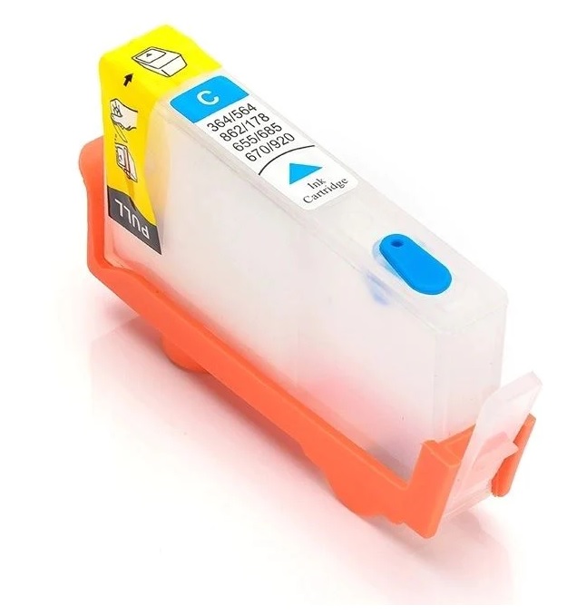 CARTUCHO RECARGABLE EP. T0345 CYAN LIGHT / GENERICO