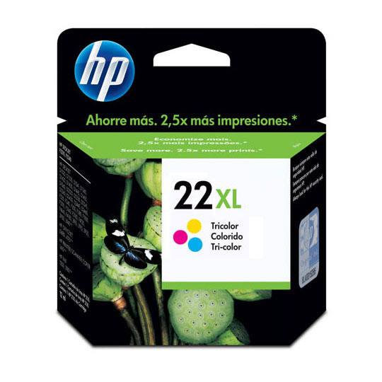 [HP-TIN-C9352CL] CART. TINTA HP 22 XL TRICOLOR / HEWLETT PACKARD **DESCONTINUADO**