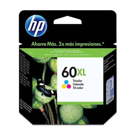 CART. TINTA HP 60XL TRICOLOR / HEWLETT PACKARD **DESCONTINUADO**