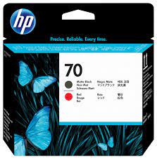 CART. TINTA CABEZAL HP 70 NEGRO MATE / ROJO / HEWLETT PACKARD **DESCONTINUADO**