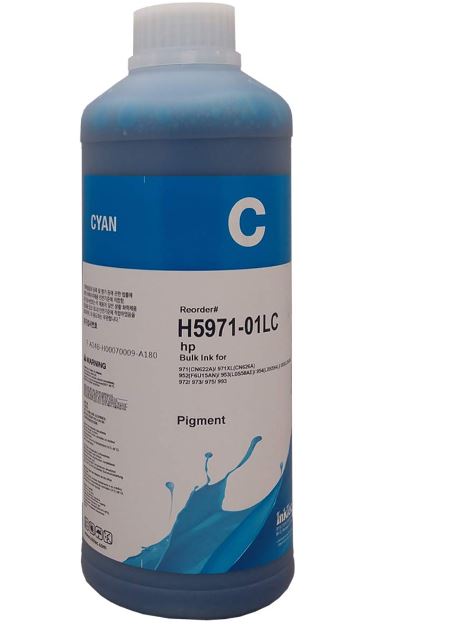 TINTA TIPO HP PIGMENTADA 971 CYAN H5971-01LC / INKTEC