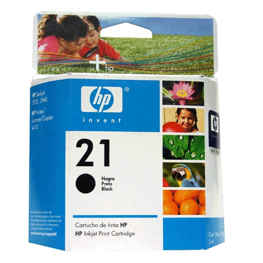 [HP-TIN-C9351A] CART. TINTA HP 21 NEGRO / HEWLETT PACKARD