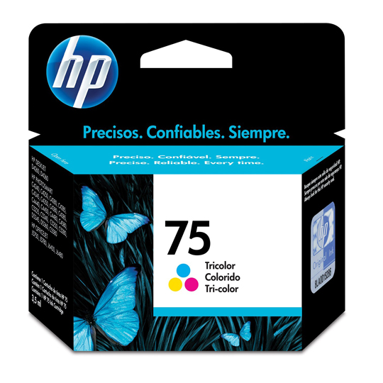 [HP-TIN-CB337WL] CART. TINTA HP 75 TRICOLOR / HEWLETT PACKARD