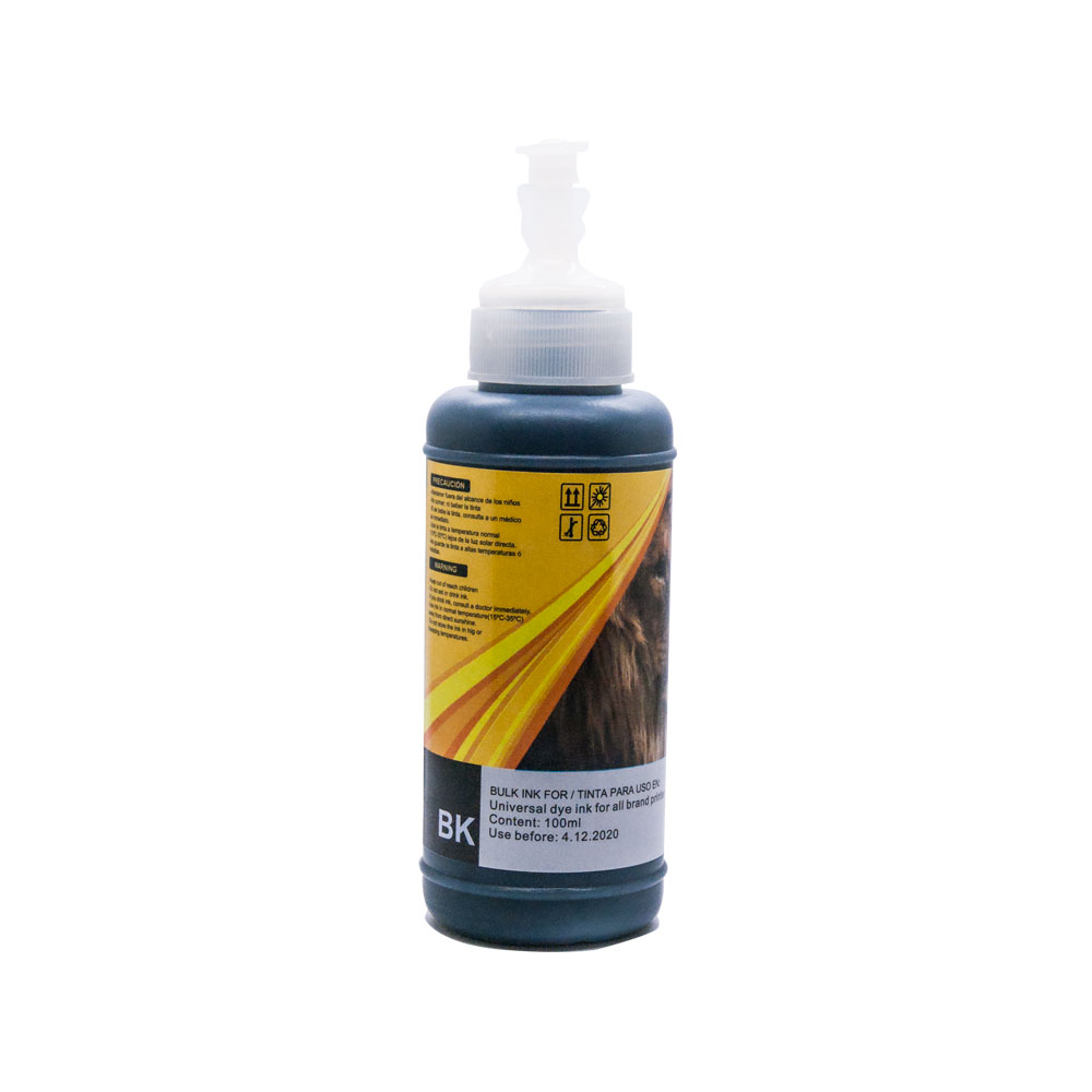 [100MLINKUNIV-N-S] BOTELLA DE TINTA UNIVERSAL DYE NEGRO 100 ML. / GENERACION 2