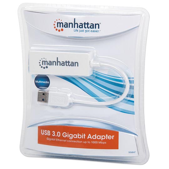 TARJETA DE RED RJ45 USB / MANHATTAN