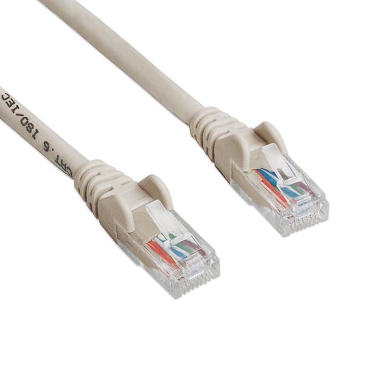 CABLE RED CAT 6, 1.5M UTP GRIS / INTELLINET