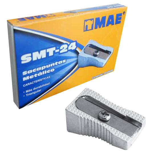 SACAPUNTAS METÁLICO TRIANGULAR C/24 / MAE