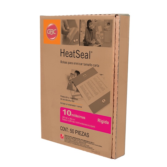 MICA TERMICA CARTA RIGIDA 50 PZS. / GBC