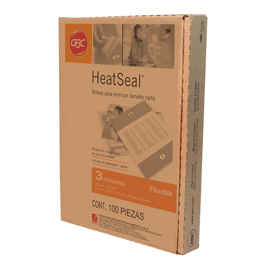 MICA TERMICA CARTA FLEXIBLE 100 PZS. / GBC