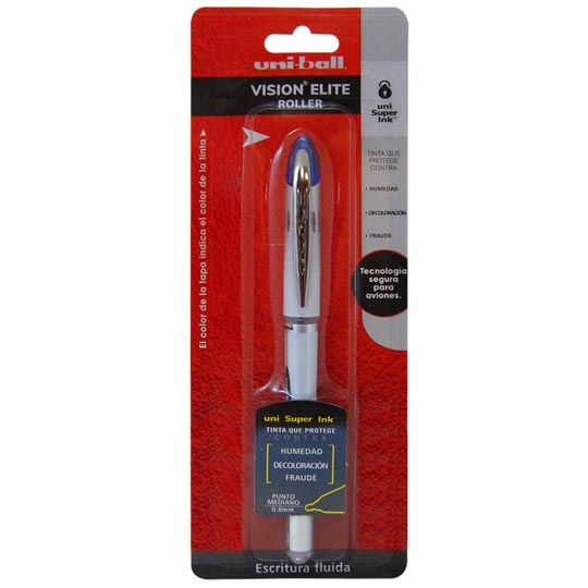 BOLIGRAFO AZUL PUNTO MEDIANO UNI-BALL VISION ELITE / AZOR