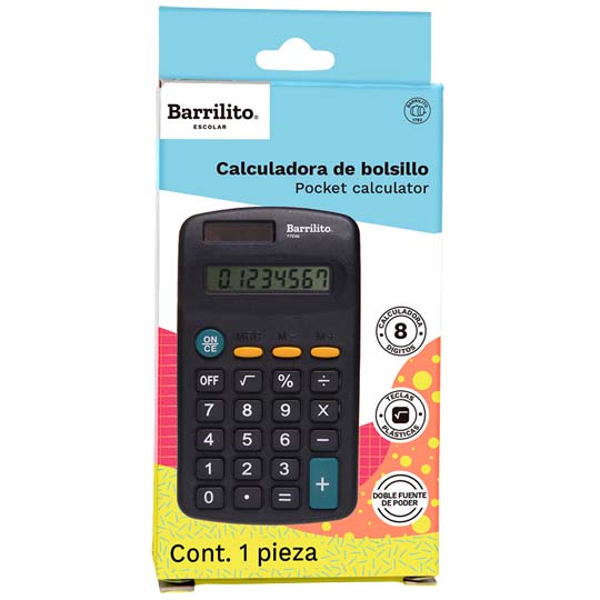 CALCULADORA BASICA 8 DIGITOS / BARRILITO
