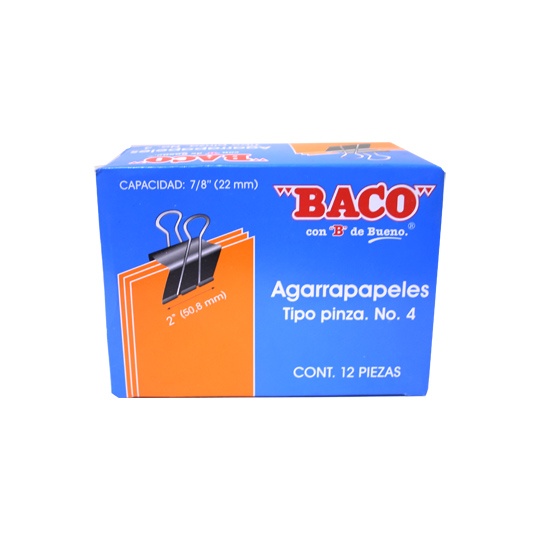 BROCHE TIPO PINZA NO.4 / BACO