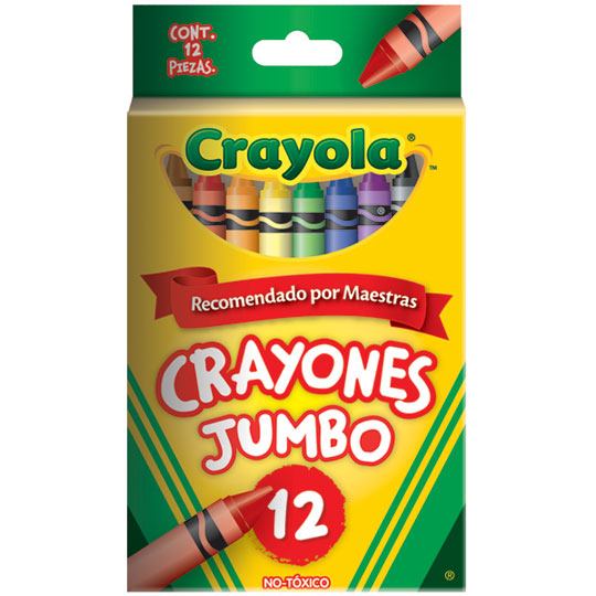 CRAYOLA CRAYONES JUMBO 12 PIEZAS / CRAYOLA