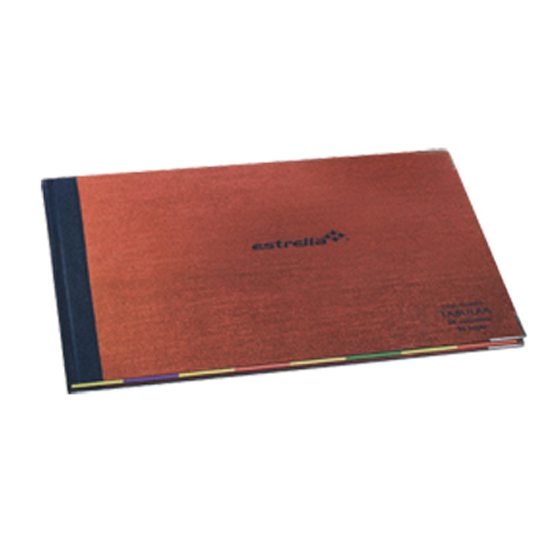 LIBRO FLORETE TABULAR FORMA ITALIANA 96 HOJAS / ESTRELLA