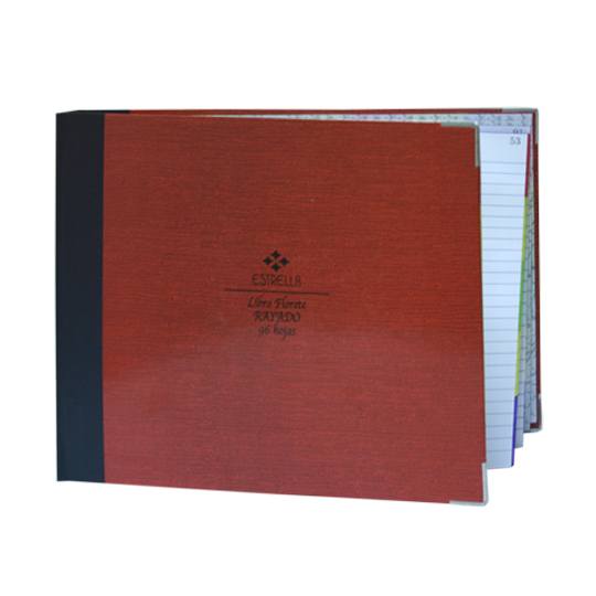 LIBRO FLORETE FORMA ITALIANA DE RAYA 96 HOJAS / ESTRELLA