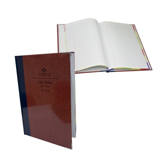 LIBRO FLORETE FORMA FRANCESA DE ACTAS 96 HOJAS / ESTRELLA