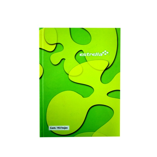 LIBRETA DE PASTA DURA FORMA FRANCESA DE RAYA 192 HOJAS / ESTRELLA