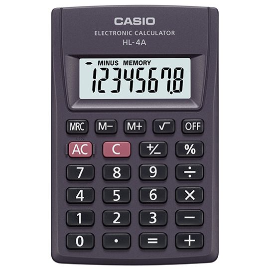 CALCULADORA BASICA 8 DIGITOS / CASIO
