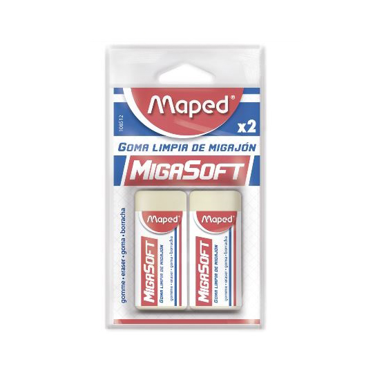GOMA MIGASOFT BLISTER CON 2 PIEZAS / MAPED