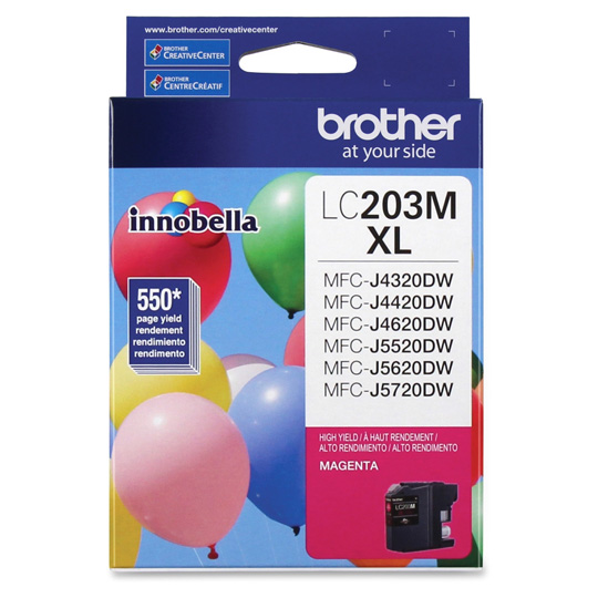 CART. TINTA BROTHER LC203M MAGENTA / BROTHER **DESCONTINUADO**