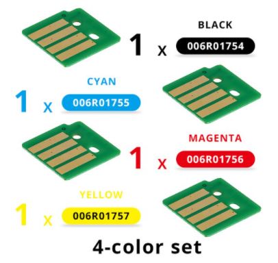 XEROX C8130 CHIP KIT 4 COLORES / GENERICO