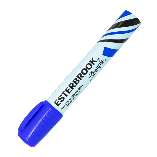 MARCADOR PERMANENTE ESTERBROOK AZUL / SHARPIE