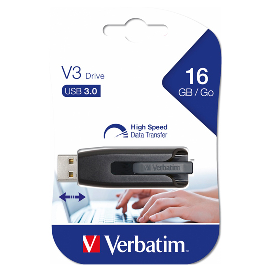 MEMORIA VERBATIM 16 GB USB SNG BLACK / VERBATIM