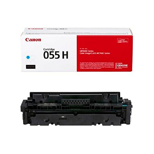 [3019C001AA] TONER ORIGINAL CANON 055H CYAN 5.9K / CANON