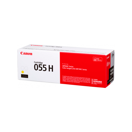 [3017C001AA] TONER ORIGINAL CANON 055H AMARILLO 5.9K / CANON